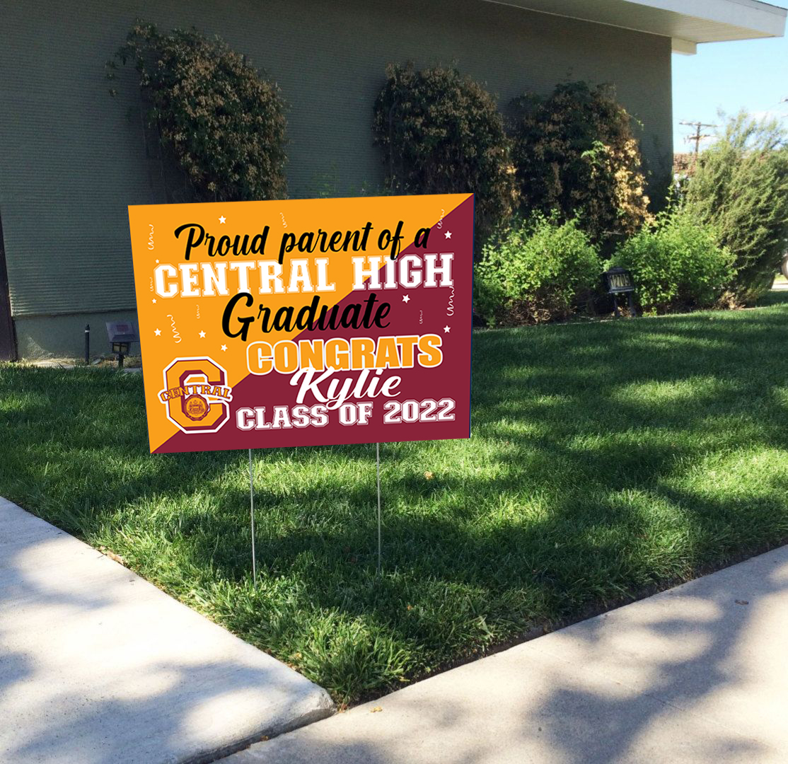 CPHS Graduation Lawn Sign Flux